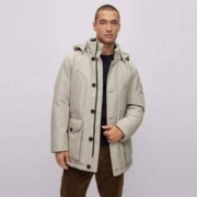 BOSS Hugo Boss 雨果·博斯 Osiass 男士宽松保暖派克大衣50477966