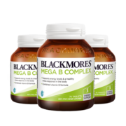 澳佳宝Blackmores 焕能维生素b族片 75片*3瓶 含叶酸生物素 补充8大B族复合维生素 澳洲进口