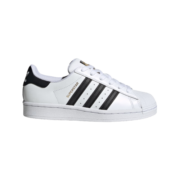 adidas阿迪达斯官方三叶草SUPERSTAR J男大童贝壳头板鞋小白鞋 白/一号黑/金 39(240mm)