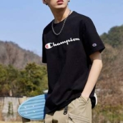 Champion 冠军牌 Life系列 中性纯棉刺绣Logo休闲T恤GT19