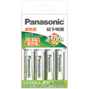 松下（Panasonic）充电电池5号7号各2节套装适用数码遥控玩具等KJ51MRC22C含51标准充电器