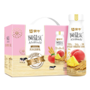 蒙牛 阿慕乐 风味发酵酸牛乳 燕麦混合口味 210g*10盒*4箱（含赠）