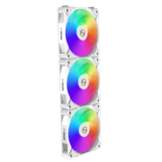 奥斯艾（ALSEYE）i12W-K3 积木风扇电脑主机机箱散热低躁音 12cm PWM智能温控 ARGB（正叶）白色套装