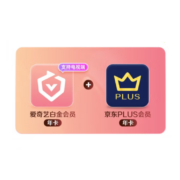 12点开始：iQIYI 爱奇艺 白金会员年卡+京东PLUS年卡