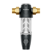 璞勒（PUREPLUS） 前置过滤器全屋家用净水器黄铜反冲洗5T大通量40微米免换滤芯自来水过滤器 【旗舰款】5T大通量（用户自行安装）