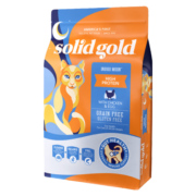 素力高（SolidGold）优蛋白系列金装鳕鱼 全价无谷猫粮 成猫幼猫 多肉美毛版 12磅+罐头2罐（口味随机）