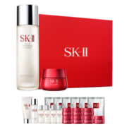 SK-II 精华面霜套装(神仙水230ml+面霜50g+赠同款10ml*4+前男友面膜*6+同款面霜2.5g*5)