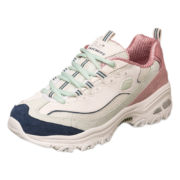 PLUS会员：Skechers 斯凯奇 奶茶熊老爹鞋休闲鞋运动鞋 13167 白桃冰淇淋 NTPK 36