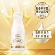 每日鲜语 全脂巴氏杀菌原生高品质鲜牛奶 185ml*14瓶