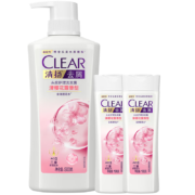 京喜特价、概率券：清扬（CLEAR）去屑头皮护理洗发水樱花露香型500g+100g*2