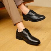 ROCKPORT 乐步 男士圆头德比鞋 CI5652