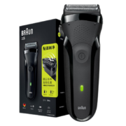 PLUS会员：BRAUN 博朗 300S 电动剃须刀 黑色