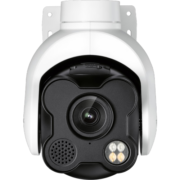 TP-LINK 400万双光全彩摄像头家用监控器室外防水无线云台球机手机远程可对话门口高清642E-A4电源套装