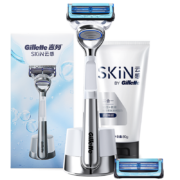 京东百亿补贴：Gillette 吉列 小云刀礼盒（刀架+刀头*2+磁力底座+洁面乳80g）