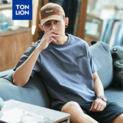 京东百亿补贴：TONLION 唐狮 男士圆领纯色T恤 628210022241