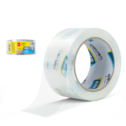 得力(deli)高品质高透明封箱胶带/打包胶带 60mm*100y*50um(91.4m/卷) 单卷装 办公用品 30369