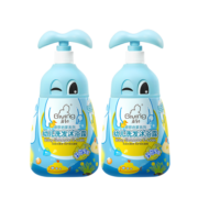 启初儿童沐浴露洗发露 感官系列好奇宝宝洗发水沐浴露二合一580ml*2