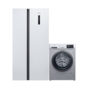 618预售：SIEMENS 西门子 KA50NE20TI+WG42A2Z81W 502升+9kg智能洗 冰洗套装