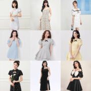 LEDIN 乐町 女式连衣裙合集 CWFAD1244