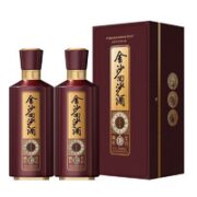 JINSHA 金沙 回沙酒 6年 53%vol 酱香型白酒 500ml*2瓶 双支装