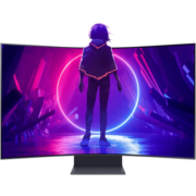 三星（SAMSUNG）55英寸 4K曲面 165Hz Mini LED HDR2000 1ms 2022CES奖 G97NB Ark电竞显示器 S55BG970NC