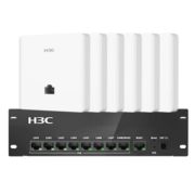 新华三（H3C）全屋WiFi套装无线面板AP 5G智慧家庭酒店别墅大户型千兆网络覆盖 6个面板AP+8口PoE路由器