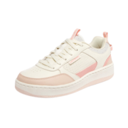 斯凯奇（SKECHERS）男女情侣鞋厚底增高缓震轻质舒适休闲运动鞋老爹鞋149917 自然色/粉红色/NTPK 38