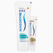 88VIP！SENSODYNE 舒适达 牙膏套装（沁爽劲洁100g+多效护理35g）