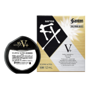 santen 参天 fx金装眼药水V+维他命金色金款眼药水12ml*4件