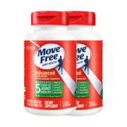 Move Free益节绿瓶氨糖软骨素维骨力MSM盐酸氨基葡萄糖钙片骨维力旭福 美国进口 【80天量】绿瓶120粒 x2瓶