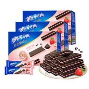 OREO 奥利奥 双心脆可可威化饼 192g*3盒