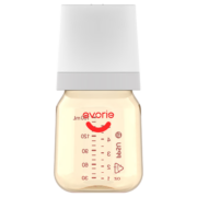 爱得利（IVORY）奶瓶 婴儿奶瓶 宽口径新生宝宝PPSU奶瓶 160ml 灰(0-1个月)
