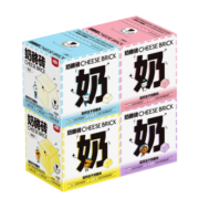 界界乐（JELLEY BROWN）冻干奶酪块 益生菌+益生元 进口奶源 奶酪砖 缤纷口味18g*4盒