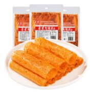 Genji Food 源氏 大辣片老式豆皮辣条香辣味零食休闲小吃食品 68g*3包（签到）