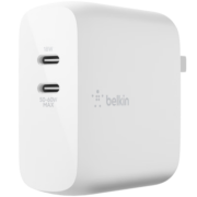 贝尔金（BELKIN）60W双Type-C充电器 PD3.1快充 PPS协议充电头  苹果手机电脑充电器 单口30W快充 WCB010白
