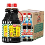 88VIP：厨邦 酱油定制装 味极鲜1.63L*2+490g*2渔女蚝油 +凑单