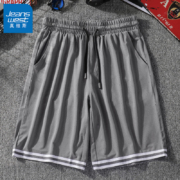 Jeanswest 真维斯 男女同款冰丝速干五分运动短裤 2色