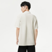 杰克·琼斯（JACK&JONES）杰克琼斯夏季新款潮男舒适短袖Polo衫商务纯色百搭短袖翻领男装 淡灰色 165/88A/XS
