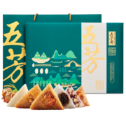 需抢券：WU FANG ZHAI 五芳斋 五芳风华硬盒 粽子礼盒 1680g
