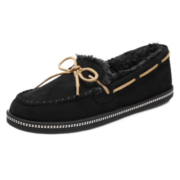 Skechers斯凯奇冬女毛绒豆豆鞋一脚蹬乐福鞋平底舒适棉32782 BLK黑色 37