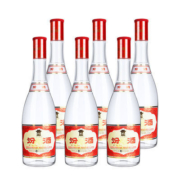 山西汾酒杏花村酒红盖汾酒42度玻汾475mL*6瓶清香型国产白酒