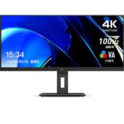 AOC 冠捷 U34P2M 34英寸VA曲面带鱼屏（3440*1440、100Hz、121%sRGB）