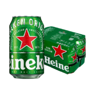 需抢券:喜力（Heineken）经典啤酒330ml*6听