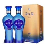 洋河蓝色经典海之蓝42度480mL*2瓶 绵柔浓香型白酒 配1个礼品袋