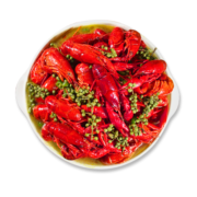 富海锦 麻辣藤椒小龙虾900g 4-6钱 净虾500g 加热即食 露营烧烤食材