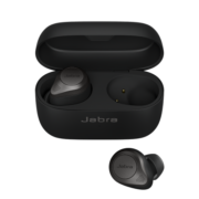 捷波朗JabraElite85t真无线主动降噪蓝牙耳机 四重深度降噪 长续航立体声 华为苹果游戏音乐耳机 黑色