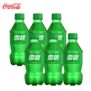 可口可乐  Coca-Cola 雪碧  经典口味碳酸饮料 300ml*6瓶