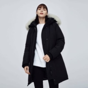 网易严选羽绒服女毛领地表强温女式鹅绒经典保暖服极寒羽绒服上衣