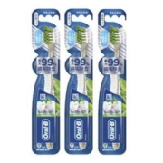 Oral-B 欧乐B  Cross Action 绿茶活力按摩牙刷 3支装