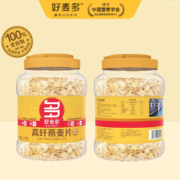 好麦多 HONlife冲饮高膳食纤维 澳洲纯燕麦片1kg*2件（桶装）
